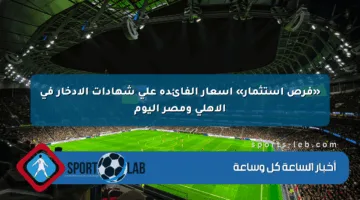 «فرص استثمار» أسعار الفائدة على شهادات الادخار في الأهلي ومصر اليوم